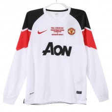 Manchester United FC Vieraspelipaita Retro 2010-11 Jalkapallo Pelipaidat Peliasut(L/S)
