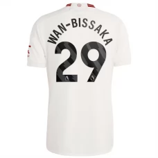Manchester United FC Wan-Bissaka 29 Kolmas Pelipaita 2023-24 Jalkapallo Pelipaidat Peliasut