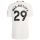 Manchester United FC Wan-Bissaka 29 Kolmas Pelipaita 2023-24 Jalkapallo Pelipaidat Peliasut