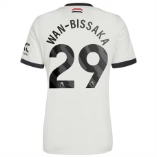 Manchester United FC Wan-Bissaka 29 Kolmas Pelipaita 2024-25 Jalkapallo Pelipaidat Peliasut