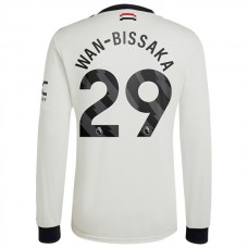 Manchester United FC Wan-Bissaka 29 Kolmas Pelipaita 2024-25 Jalkapallo Pelipaidat Peliasut(L/S)