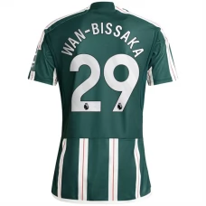 Manchester United FC Wan-Bissaka 29 Vieraspelipaita 2023-24 Jalkapallo Pelipaidat Peliasut