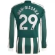 Manchester United FC Wan-Bissaka 29 Vieraspelipaita 2023-24 Jalkapallo Pelipaidat Peliasut(L/S)