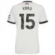 Manchester United FC Yoro 15 Kolmas Pelipaita 2024-25 Jalkapallo Pelipaidat Peliasut