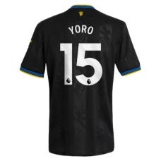 Manchester United FC Yoro 15 Kolmas Pelipaita 2025-26 Jalkapallo Pelipaidat Peliasut