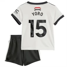 Manchester United FC Yoro 15 Lasten Kolmas Pelipaita 2024-25 Jalkapallo Pelipaidat Peliasut