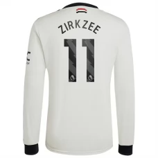 Manchester United FC Zirkzee 11 Kolmas Pelipaita 2024-25 Jalkapallo Pelipaidat Peliasut(L/S)