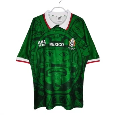 Meksiko Kotipelipaita Retro 1998 Jalkapallo Pelipaidat Peliasut