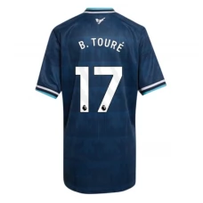 Newcastle United FC B.Touré 17 Vieraspaita 2026-27 Pelipaita
