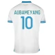 Olympique de Marseille Aubameyang 10 Kotipelipaita 2023-24 Jalkapallo Pelipaidat Peliasut