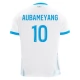 Olympique de Marseille Aubameyang 10 Kotipelipaita 2024-25 Jalkapallo Pelipaidat Peliasut