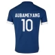 Olympique de Marseille Aubameyang 10 Vieraspelipaita 2023-24 Jalkapallo Pelipaidat Peliasut