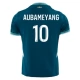 Olympique de Marseille Aubameyang 10 Vieraspelipaita 2024-25 Jalkapallo Pelipaidat Peliasut