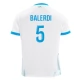 Olympique de Marseille Balerdi 5 Kotipelipaita 2024-25 Jalkapallo Pelipaidat Peliasut