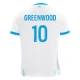 Olympique de Marseille Greenwood 10 Kotipelipaita 2024-25 Jalkapallo Pelipaidat Peliasut