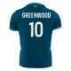 Olympique de Marseille Greenwood 10 Vieraspelipaita 2024-25 Jalkapallo Pelipaidat Peliasut
