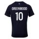 Olympique de Marseille Greenwood 10 Vieraspelipaita 2025-26 Jalkapallo Pelipaidat Peliasut