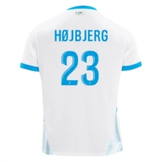 Olympique de Marseille Højbjerg 23 Kotipelipaita 2024-25 Jalkapallo Pelipaidat Peliasut