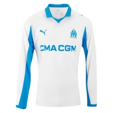 Olympique de Marseille Kotipelipaita 2025-26 Jalkapallo Pelipaidat Peliasut(L/S)