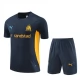 Olympique de Marseille Lasten Treenipaita Suits 2024-25 - Shorts Dark Sininen