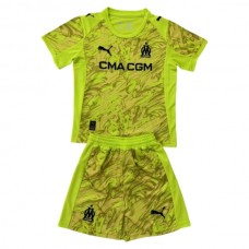 Olympique de Marseille Maalivahdin Lasten Kolmas Pelipaita 2025-26 Jalkapallo Pelipaidat Peliasut