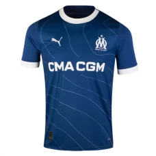 Olympique de Marseille Naisten Vieraspelipaita 2023-24 Jalkapallo Pelipaidat Peliasut