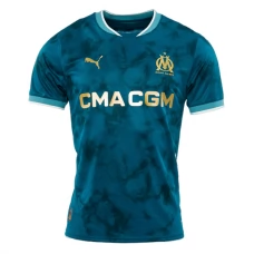 Olympique de Marseille Naisten Vieraspelipaita 2024-25 Jalkapallo Pelipaidat Peliasut