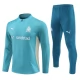 Olympique de Marseille Verryttelypuku 2024-25 - 1-4 Zip Sininen
