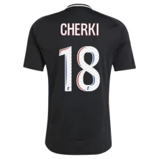 Olympique Lyonnais Cherki 18 Vieraspelipaita 2024-25 Jalkapallo Pelipaidat Peliasut