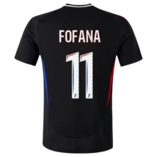 Olympique Lyonnais Fofana 11 Vieraspelipaita 2024-25 Jalkapallo Pelipaidat Peliasut