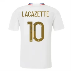 Olympique Lyonnais Lacazette 10 Kotipelipaita 2023-24 Jalkapallo Pelipaidat Peliasut