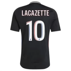 Olympique Lyonnais Lacazette 10 Vieraspelipaita 2024-25 Jalkapallo Pelipaidat Peliasut