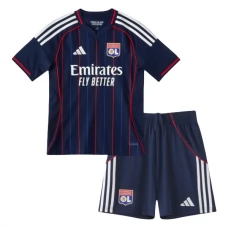 Olympique Lyonnais Lasten Vieraspelipaita 2025-26 Jalkapallo Pelipaidat Peliasut