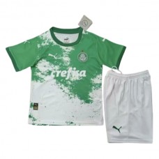 Palmeiras Lasten Kotipelipaita Special Edition White 2024-25 Jalkapallo Pelipaidat Peliasut