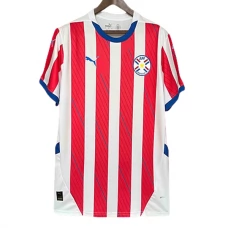 Paraguay Kotipelipaita Copa América 2024 Jalkapallo Pelipaidat Peliasut