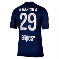 Paris Saint Germain B.Barcola 29 Kotipelipaita 2025-26 Jalkapallo Pelipaidat Peliasut