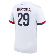 Paris Saint Germain B.Barcola 29 Vieraspelipaita 2025-26 Jalkapallo Pelipaidat Peliasut