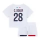 Paris Saint Germain C.Soler 28 Lasten Vieraspelipaita 2024-25 Jalkapallo Pelipaidat Peliasut