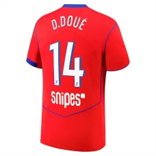 Paris Saint Germain D.Doué 14 Kolmas Pelipaita 2025-26 Jalkapallo Pelipaidat Peliasut