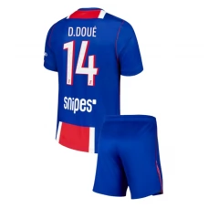 Paris Saint Germain D.Doué 14 Kotipaita 2026-27 Lasten Pelipaita