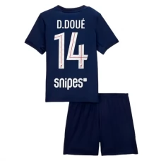 Paris Saint Germain D.Doue 14 Lasten Kotipelipaita 2025-26 Jalkapallo Pelipaidat Peliasut