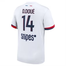 Paris Saint Germain D.Doue 14 Vieraspelipaita 2025-26 Jalkapallo Pelipaidat Peliasut