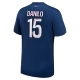 Paris Saint Germain Danilo 15 Kotipelipaita 2024-25 Jalkapallo Pelipaidat Peliasut