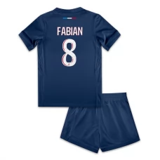 Paris Saint Germain Fabian 8 Lasten Kotipelipaita 2024-25 Jalkapallo Pelipaidat Peliasut