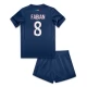 Paris Saint Germain Fabian 8 Lasten Kotipelipaita 2024-25 Jalkapallo Pelipaidat Peliasut