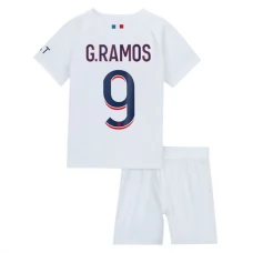 Paris Saint Germain G.Ramos 9 Lasten Vieraspelipaita 2023-24 Jalkapallo Pelipaidat Peliasut