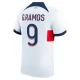 Paris Saint Germain G.Ramos 9 Vieraspelipaita 2023-24 Jalkapallo Pelipaidat Peliasut