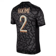 Paris Saint Germain Hakimi 2 Kolmas Pelipaita 2023-24 Jalkapallo Pelipaidat Peliasut