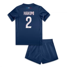 Paris Saint Germain Hakimi 2 Lasten Kotipelipaita 2024-25 Jalkapallo Pelipaidat Peliasut