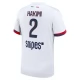 Paris Saint Germain Hakimi 2 Vieraspelipaita 2025-26 Jalkapallo Pelipaidat Peliasut